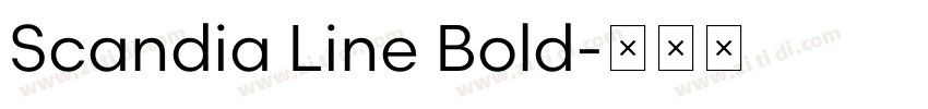 Scandia Line Bold字体转换